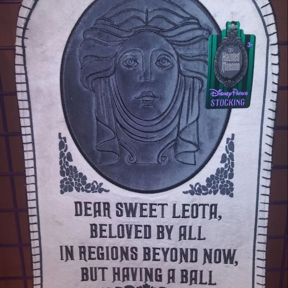 Disney Madame Leota Christmas Stocking! New!